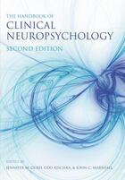 Couverture du livre « The Handbook of Clinical Neuropsychology » de Marshall John aux éditions Oup Oxford
