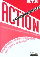 Couverture du livre « Action commerciale sujets corriges 97 sujets corriges de 1991 a 1997 » de Vuitton/Couvreur aux éditions Nathan