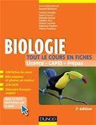 Couverture du livre « Biologie ; licence ; tout le cours en fiches (2e édition) » de Daniel Richard aux éditions Dunod