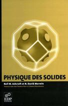 Couverture du livre « Physique des solides » de Ashcroft/Mermin aux éditions Edp Sciences