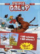 Couverture du livre « Triple galop Tome 4 » de Benoit Du Peloux aux éditions Bamboo