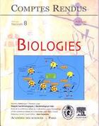 Couverture du livre « Comptes rendus academie des sciences, biologies, t.325, fascicule 8, aout 2002 : risques bacteriologiq » de  aux éditions Elsevier