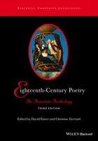 Couverture du livre « Eighteenth-Century Poetry » de Christine Gerrard et David Fairer aux éditions Wiley-blackwell