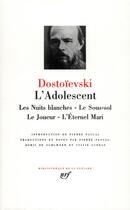 Couverture du livre « L'adolescent » de Fedor Mikhailovitch Dostoievski aux éditions Gallimard