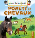 Couverture du livre « Poneys et chevaux » de Marie Deveaux aux éditions Fleurus