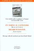 Couverture du livre « Crise Intellectuelle Et Politique En Espagne » de Jean-Claude Rabate aux éditions Editions Du Temps