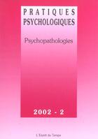 Couverture du livre « Pratiques psychologiques n 2 2002 » de Sfp aux éditions L'esprit Du Temps