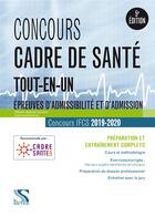 Couverture du livre « Concours IFCS ; cadre de santé ; épreuves d'admissibilité et d'admission ; tout-en-un (concours 2019/2020) » de Marie-Jeanne Lorson aux éditions Setes