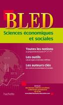 Couverture du livre « BLED ; sciences économiques et sociales » de  aux éditions Hachette Education