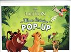 Couverture du livre « Le Roi Lion : mon histoire pop-up : l'histoire du film » de Disney aux éditions Disney Hachette