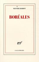 Couverture du livre « Boréales » de Olivier Barrot aux éditions Gallimard