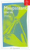 Couverture du livre « Une vie - bac 2000 » de Maupassant (De) Guy aux éditions Flammarion