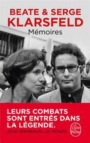 Couverture du livre « Mémoires » de Serge Klarsfeld et Beate Klarsfeld aux éditions Le Livre De Poche