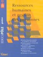 Couverture du livre « Ressources humaines et gestion des personnes (5e édition) » de Jean-Marie Peretti aux éditions Vuibert