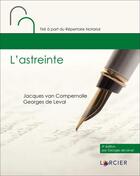 Couverture du livre « L'astreinte (4e édition) » de Georges De Leval et Jacques Van Compernolle aux éditions Larcier