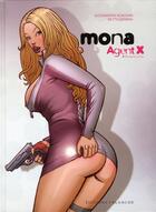 Couverture du livre « Mona agent X » de Alessandro Scacchia aux éditions Blanche