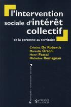 Couverture du livre « L'intervention sociale d'intérêt collectif » de De Robertis/Ors aux éditions Ehesp