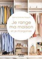 Couverture du livre « Je range ma maison et je m'organise » de Sabine Polifonte-Ranguin aux éditions First