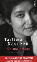 Couverture du livre « De ma prison ; journal » de Taslima Nasreen aux éditions Points