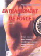 Couverture du livre « Entrainement De Force » de Dieter (Dr. Zittlau aux éditions Chantecler