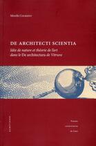 Couverture du livre « De architecti scientia - idee de nature et theorie de l'art dans le 