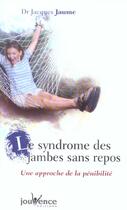Couverture du livre « Le syndrome des jambes sans repos n 66 » de Jaume (Docteur) J. aux éditions Jouvence