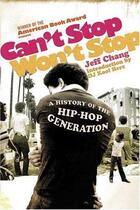 Couverture du livre « Can't Stop Won't Stop » de Jeff Chang aux éditions Interart
