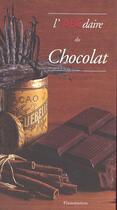 Couverture du livre « L'abcdaire du chocolat » de  aux éditions Flammarion