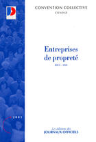 Couverture du livre « Entreprises de proprete » de  aux éditions Documentation Francaise