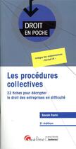 Couverture du livre « Les procédures collectives (2e édition) » de Sarah Farhi aux éditions Gualino