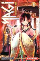 Couverture du livre « Magi, the labyrinth of magic Tome 6 » de Shinobu Ohtaka aux éditions Kurokawa