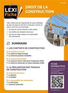 Couverture du livre « Droit de la construction » de Juliette Mel aux éditions Enrick B.