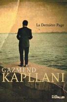 Couverture du livre « La dernière page » de Gazmend Kapllani aux éditions Intervalles