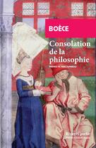 Couverture du livre « Consolation de la philosophie » de Boece aux éditions Rivages