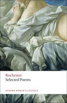 Couverture du livre « Selected Poems » de Rochester John Wilmot Earl Of aux éditions Oup Oxford