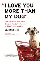 Couverture du livre « I Love You More Than My Dog » de Bliss Jeanne aux éditions Penguin Group Us