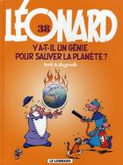 Couverture du livre « Léonard Tome 38 : y a-t-il un génie pour sauver la planète ? » de Bob De Groot et Turk aux éditions Lombard