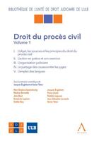 Couverture du livre « Droit du procès civil t.1 » de  aux éditions Anthemis