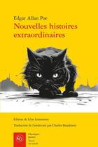 Couverture du livre « Nouvelles histoires extraordinaires » de Edgar Allan Poe aux éditions Classiques Garnier