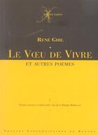 Couverture du livre « Voeu de vivre » de Ghil aux éditions Pu De Rennes