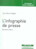Couverture du livre « L'infographie de presse (2eme edition) (2e édition) » de Chappe J.M. aux éditions Edisens