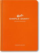 Couverture du livre « Keel's simple diary t.1 ; orange » de Philipp Keel aux éditions Taschen