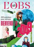 Couverture du livre « L'obs hs n 108 : vivre en 2049 - juin 2021 » de  aux éditions L'obs Hors-serie