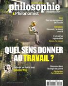 Couverture du livre « Philosophie Magazine Numéro spécial Philonomist : Quel sens donner au travail ? - Novembre 2024 » de Philosphie Magazine aux éditions Philosophie Magazine Editeur