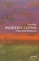 Couverture du livre « Modern China: A Very Short Introduction » de Mitter Rana aux éditions Oup Oxford