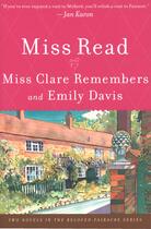 Couverture du livre « Miss Clare Remembers and Emily Davis » de Miss Read aux éditions Houghton Mifflin Harcourt