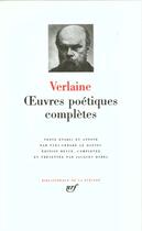 Couverture du livre « Oeuvres poétiques complètes » de Paul Verlaine aux éditions Gallimard