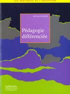 Couverture du livre « Pedagogie differenciee n.7 » de Fresnes Ronald aux éditions Nathan