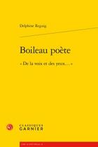 Couverture du livre « Boileau poète ; 