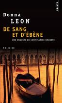 Couverture du livre « De sang et d'ébène » de Donna Leon aux éditions Points